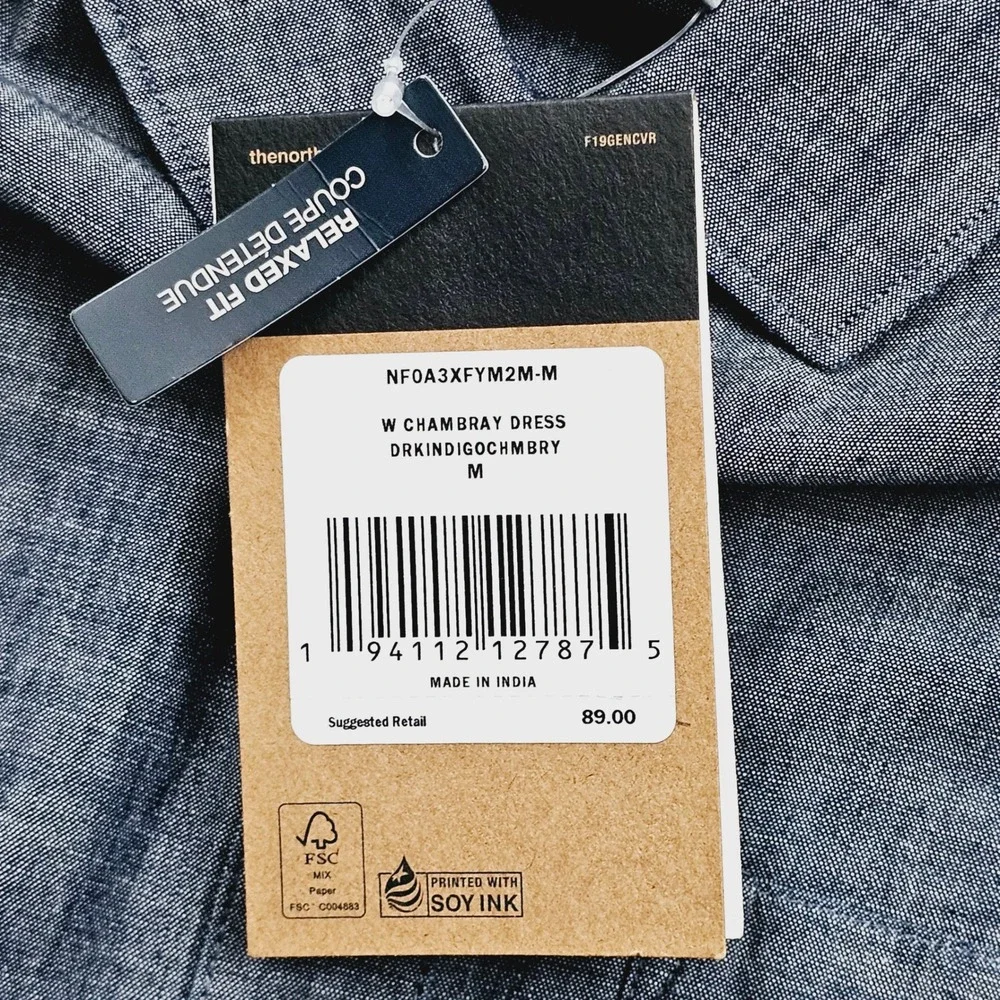 The North Face chambray shirt